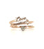 LOVEyourself Rose Gold Diamond Ring