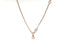 Mini Diamond Rose Gold Dainty Chain Necklace