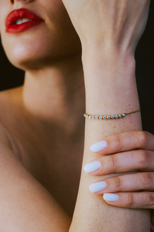 Yellow Gold Diamond Bracelet