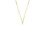 LOVEyourself Round Yellow Gold Diamond Necklace